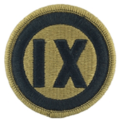 9th Corps OCP Scorpion Shoulder Sleeve Patch With Velcro