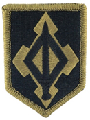 Army Maneuver Support Center of Excellence OCP Scorpion Shoulder Sleeve Patch With Velcro