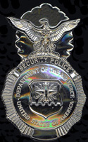 USAF Security Police Badge, Silver Brite
