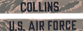Air Force Tiger Stripe Name Tapes