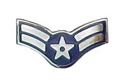 Airman 1st Class (A1C) Chevrons, Enamel Dress