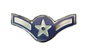 Airman (Amn) Chevrons, Enamel Dress
