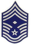 CMSGT W/ Diamond (First Sergeant) Chevrons, Enamel Dress