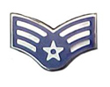 Senior Airman (SrA) Chevrons, Enamel Dress