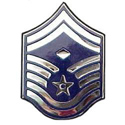 SMSgt W/ Diamond (First Sergeant) Chevrons, Enamel Dress