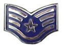 Staff Sergeant (SSgt) Chevrons, Enamel Dress