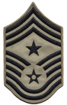 Command Chief Master Sergeant (CCM) Chevrons, Sew On