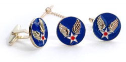 Army Air Corps Tie Tack And Cuff Link Set