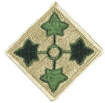 4th Infantry Division Shoulder Patch