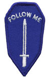 Infantry School And Center Shoulder Patch