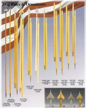 Military Guidon Poles