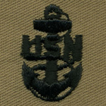 Navy Sew On Cap Devices, Enlisted