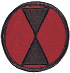 7th Infantry Division Shoulder Patch