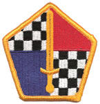 Military Entrance Processing Shoulder Patch