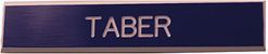 Air Force Blue Plastic Name Tag