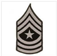 AGSU CHEVRONS SERGEANT MAJOR LARGE