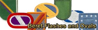 Special Operations Beret Flashes and Ovals