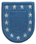 Army Blue Beret Flash