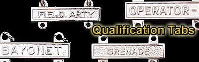 Qualification Tabs For Dress Badges