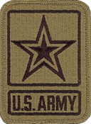 USA Army Star Logo OCP Scorpion Shoulder Multicam