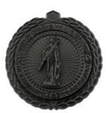 Army National Guard Recruiting And Retention Senior Black Metal Badge
