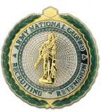 Army National Guard Recruiting And Retention Senior Dress Badge