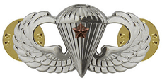 Basic Parachutist Combat First Award Badge