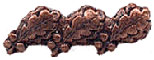 Oak Leaf Cluster Bronze 3 Triple Oak Leafs