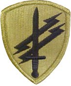 Civil Affairs And Psychological Operations OCP Scorpion Shoulder Patch With Velcro