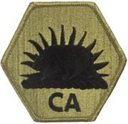 California "CA" National Guard OCP Scorpion Shoulder Patch