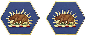 California National Guard Unit Crest