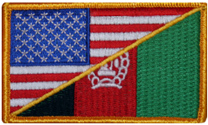 Afghanistan USA Coalition Flag