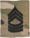 E-8 Master Sergeant MSG OCP Scorpion Gortex Loop Insignia