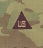 OCP Scorpion Sew On Civilian Insignia Brown Triangle
