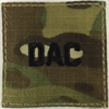 OCP Scorpion 2 x 2 Square With Velcro Civilian Black DAC