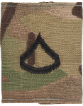 E-3 Private First Class PFC OCP Scorpion Gortex Loop Insignia