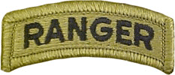 Multicam Ranger Tab With Velcro
