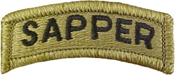 Multicam Sapper Tab With Velcro