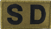 SD OCP Scorpion Placards With Velcro