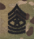 E-9 Sergeant Major SGM OCP Scorpion Sew On Insignia