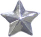 Star Attachment Silver 1 Star For Ribbon