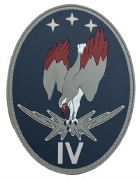 Space Force 4th Electromagnetic Warfare Squadron PVC Patch With Velcro