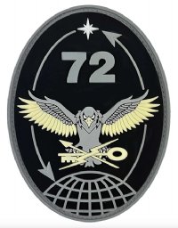Space Force 72nd Intelligence, Surveillance and, Reconnaissance Squadron PVC Patch With Velcro
