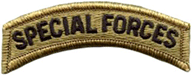 Multicam Special Forces Tab With Velcro 