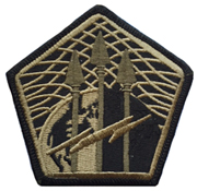 USA Cyber Command OCP Scorpion Shoulder Patch With Velcro